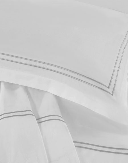 Μαξιλαροθήκη 180 Κλωστές Polycotton με Διπλό Πλακέ